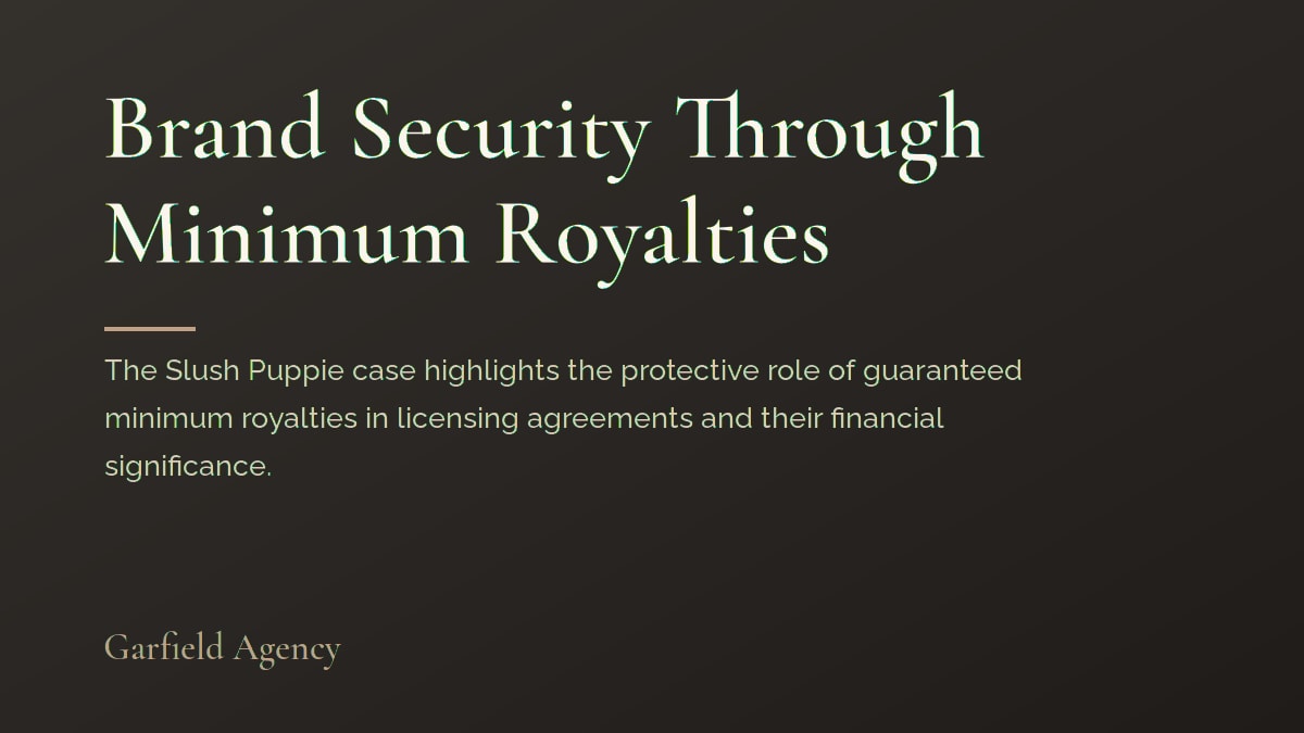 Brand Security Through Minimum Royalties